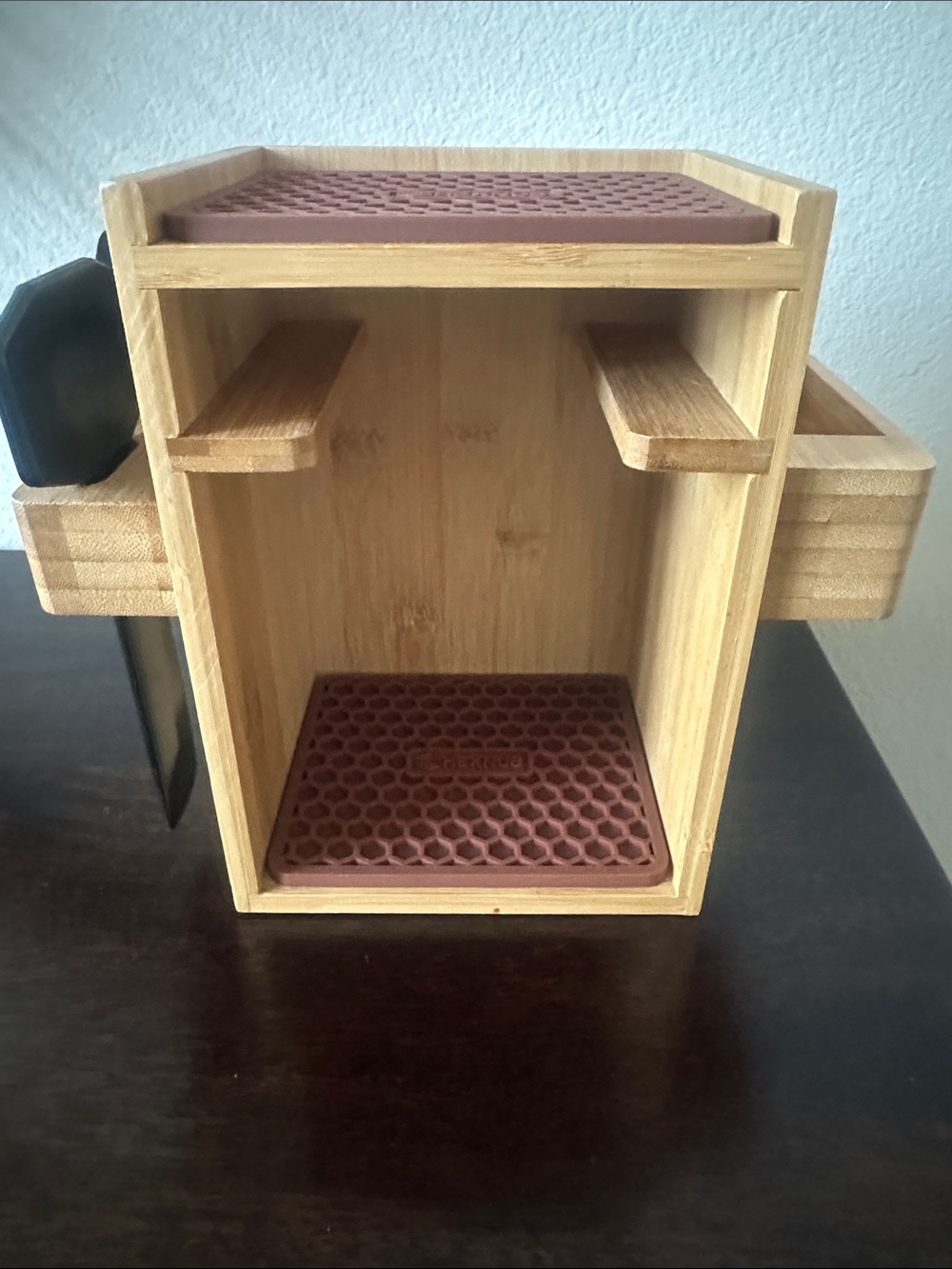 HEXNUB-Organizer for AeroPress, Coffee Caddy Stand & Paper Filter Holder